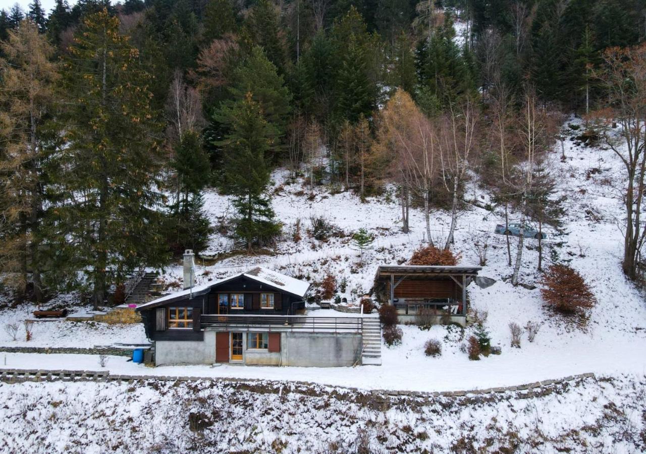 Charmant Chalet Dans La Montagne Proche De Verbier Sembrancher Exterior foto