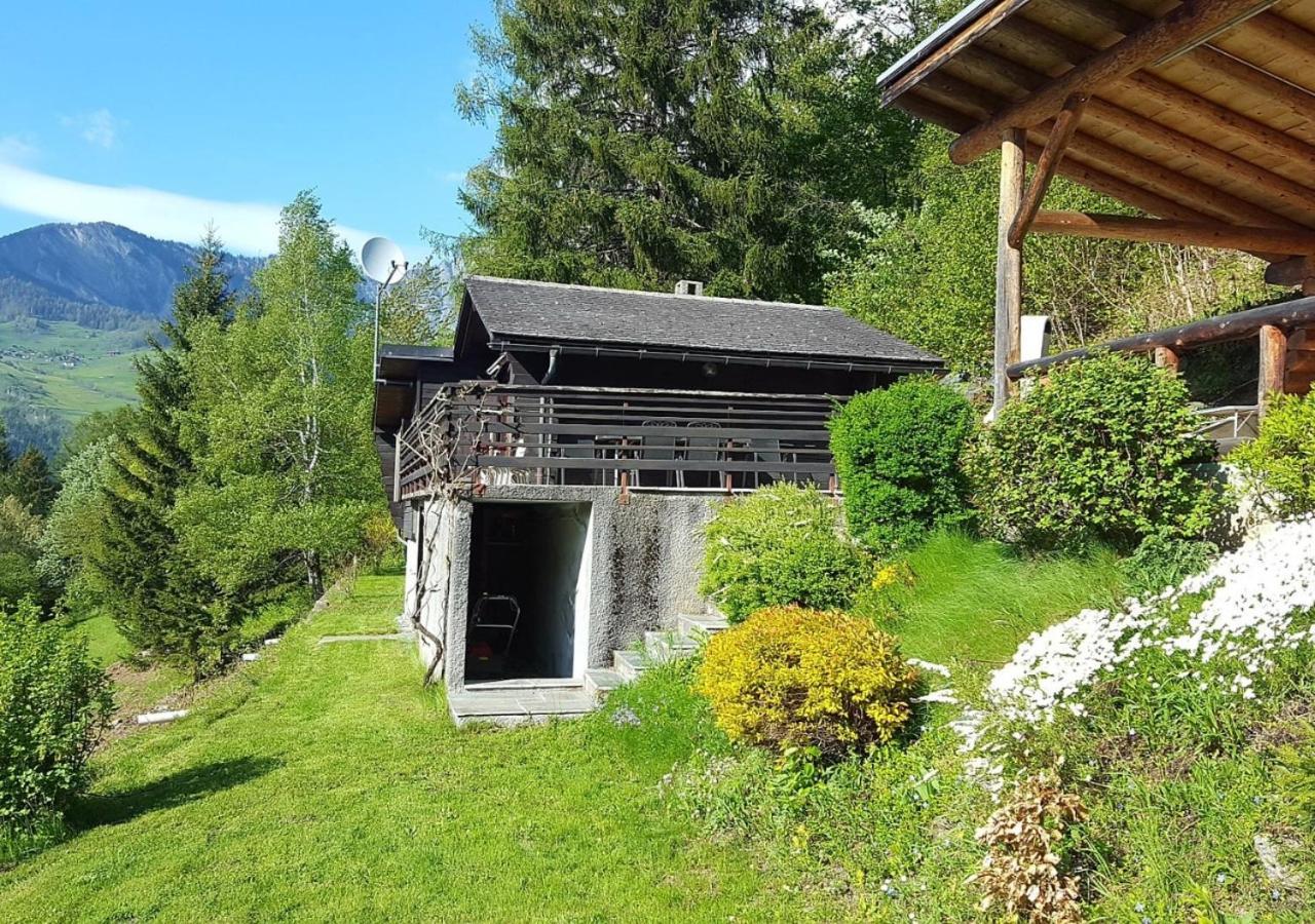 Charmant Chalet Dans La Montagne Proche De Verbier Sembrancher Exterior foto